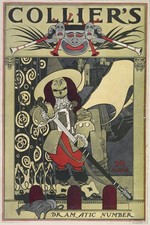 Collier's Dramatic Number Poster 🎭 - Early 20th Century Artistic Print - picture