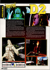 D2 Warp Game Preview EGM Magazine Article 1st Qtr '97 Vintage Video Game Ad picture
