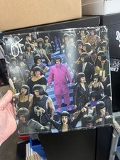 Oliver Tree ALONE IN A CROWD SIGNED METAL ART PRINT 12x12 IN Hand picture