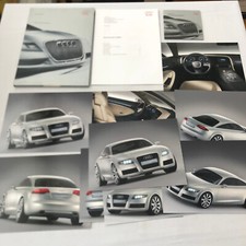 2003 Audi Nuvolari Quattro Concept Car Prototype Press Kit Brochure GERMAN picture