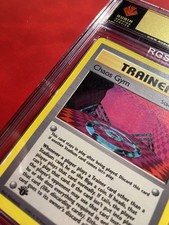 Pokemon Chaos Gym 102/132 1st Edition Gym Challenge 2000 RGS 3 slab fur regrade? picture