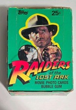 1981 Topps Indiana Jones Raiders of The Lost Ark Full Box - 36 Sealed Wax Packs picture