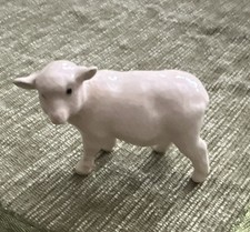 Vintage Miniature White Porcelain Sheep  picture