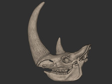 3d printed Woolly Rhinoceros Skull head skull model dinosaur 1:1 picture