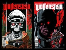 Wolfenstein Comic Set 1-2 Lot A Titan 2017 based on WW2 FPS Video Game Nazis 1st picture