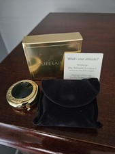 Vintage Estee Lauder Attitude Mood Stone Lucidity Pressed Powder Compact /Box picture