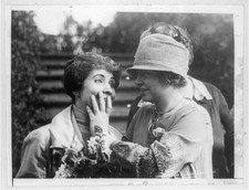 Photo:Helen Keller Mrs Coolidge 1926 reading lips blind deaf portrait picture