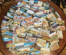100+ US POSTCARD LOT UNPOSTED ROADSIDE AMERICANA LINEN/CHROME 50/50 USA UNUSED v picture