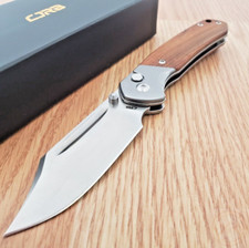 CJRB Bowie Pyrite Folding Knife 3.13