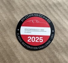 Porsche Classic Restoration Challenge 2025 Commemorative Sticker picture
