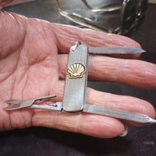 ⛽️ Employee service award knife advertising SHELL Gas/ Oil Co. picture