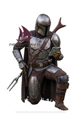 ZAIN Medieval Mandalorian Full Body Hunter Cosplay Costume Armor Halloween Gift picture