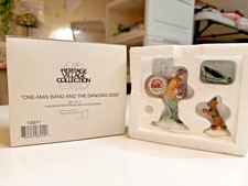 Department 56 Christmas in the City One Man Band & Dancing Dog 1995 Retired picture