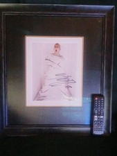 eminem signed certification professionally framed portrait  picture