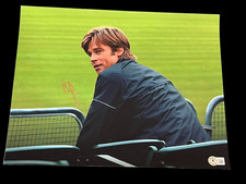 BRAD PITT SIGNED AUTOGRAPH 11x14 PHOTO MONEYBALL BECKETT BAS COA AUTO D picture