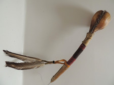 Vintage Antique 1950s American Indian Cherokee War Dance Ceremonial Club Estate picture
