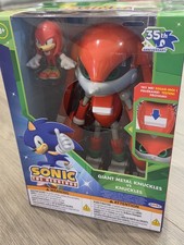 NEW Sonic The Hedgehog GIANT METAL KNUCKLES vs KNUCKLES Figure Jakks Collectible picture