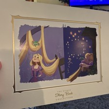 Disney Story Book Collection Deluxe Art Print -  Rapunzel- Matted Tangled picture