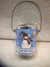 Patricia Breen Paint Can Snowman Christmas Ornament Pre-owned picture