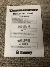 Original Demolish First  Spanish Atomiswave Sammy arcade video game manual picture