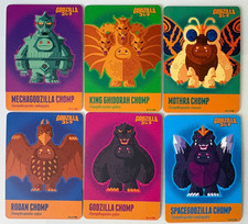 Abominable Toys Godzilla Cards - set of 6 character cards picture