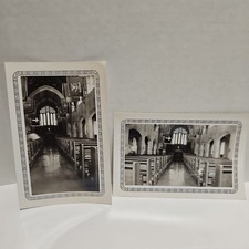 Vintage WW2 photo Fort Sill Chapel Building Elko 5x3 Lot Of 2 picture