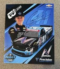 Conner Jones Signed 2026 AutoVentive Truck Series Postcard Auto COA picture