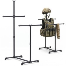Police Gear Rack Heavy Duty Metal Body Armor Stand Tactical Gear Stand Tactic... picture