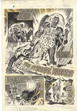 Marvel Preview # 12 pg 35 by Bob Brown Half Splash picture
