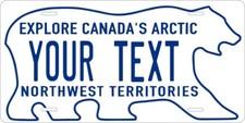 Northwest White Custom State License Plate Personalized 12