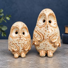 Vintage Studio Art Pottery Owls JJ Mark Poss Jon Cheney John Webb Jenifer Jones picture
