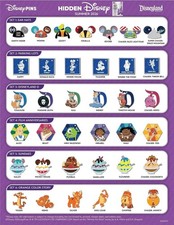 (PRESALE) 2026 DISNEYLAND DLR Hidden Disney Wave B Mystery Pins (2 pins/pack) picture