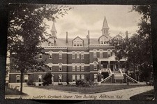 Vintage 1900s Soldier's Orphan's Home Main Building Atchison, Kansas Postcard picture