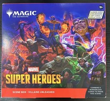 Magic: The Gathering Marvel Super Heroes Scene Box Villains Unleashed NEW 🚚✅ picture