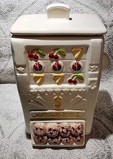 Trump Marina Casino Slot Machine Cookie Jar Rare HTF Limited Edition Collectors picture