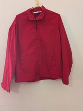 1960s Boy Scouts of America red bomber jacket Sz 14 NWOT no patches. picture