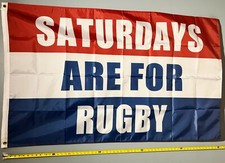 Rugby FLAG FREE USA SHIP God Family Dorm College Beer Man Cave USA Sign 3x5' picture
