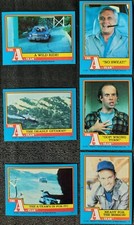 6x 1983 The A-Team Cannell Topps Card #3 11 30 39 40 55 picture