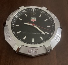 DEFECTIVE Very Rare TAG HEUER DEALER ADVERTISING WALl CLOCK G3D picture