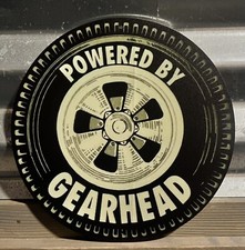 POWERED BY GEARHEAD ALUMINUM SIGN 8
