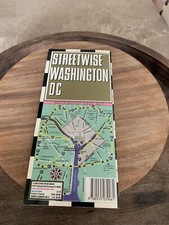 Streetwise Washington DC Map - Laminated Washington Area Map 1993 picture