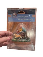 Lemax Learning to Ride Bike Dog Figurine Christmas Carole Towne 156434 2008 picture