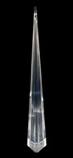 Vintage MCM Herb Ritts Lucite Acrylic Astrolite Obelisk Pyramid Sculpture 19.5” picture