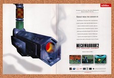 1997 MechWarrior 2 PS1 Original Advertisement / Retro Promo v9 picture