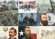 The Blue & the Gray: Civil War Art by Mort Kunstler 1997 Base Card Set of 72 FA picture