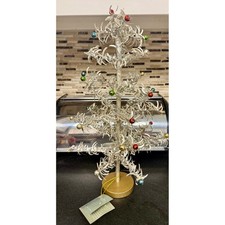 Bethany Lowe Icicle Shiny Trim With Colorful Balls Christmas Tree VTG W/tag picture