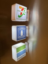 Japanese Konbini Convenience Store Signs Magnet Set Of 3: 7-11/Lawson/FamilyMart picture
