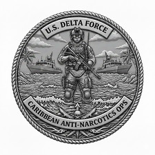 US Delta Force Spec Ops Warfare Anti-Narcotics Veteran Gift 4