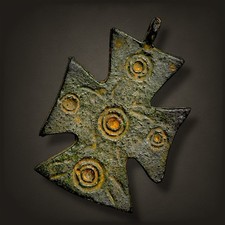 Large Byzantine Pendant Cross 6th -13th Century picture
