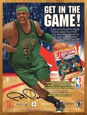 2007 Backyard Sports Basketball PS2 Gamecube PC Print Ad/Poster Paul Pierce Art picture